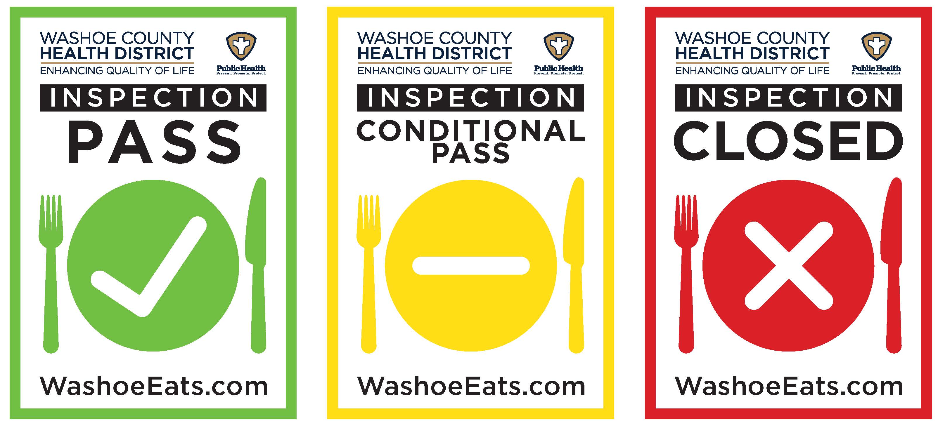 green-yellow-red for inspection scores