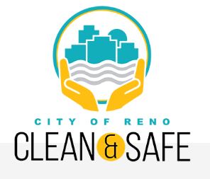 City of Reno Clean and Safe program logo