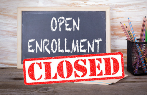 Open Enrollment Sign