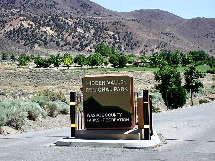 Hidden Valley Park Sign