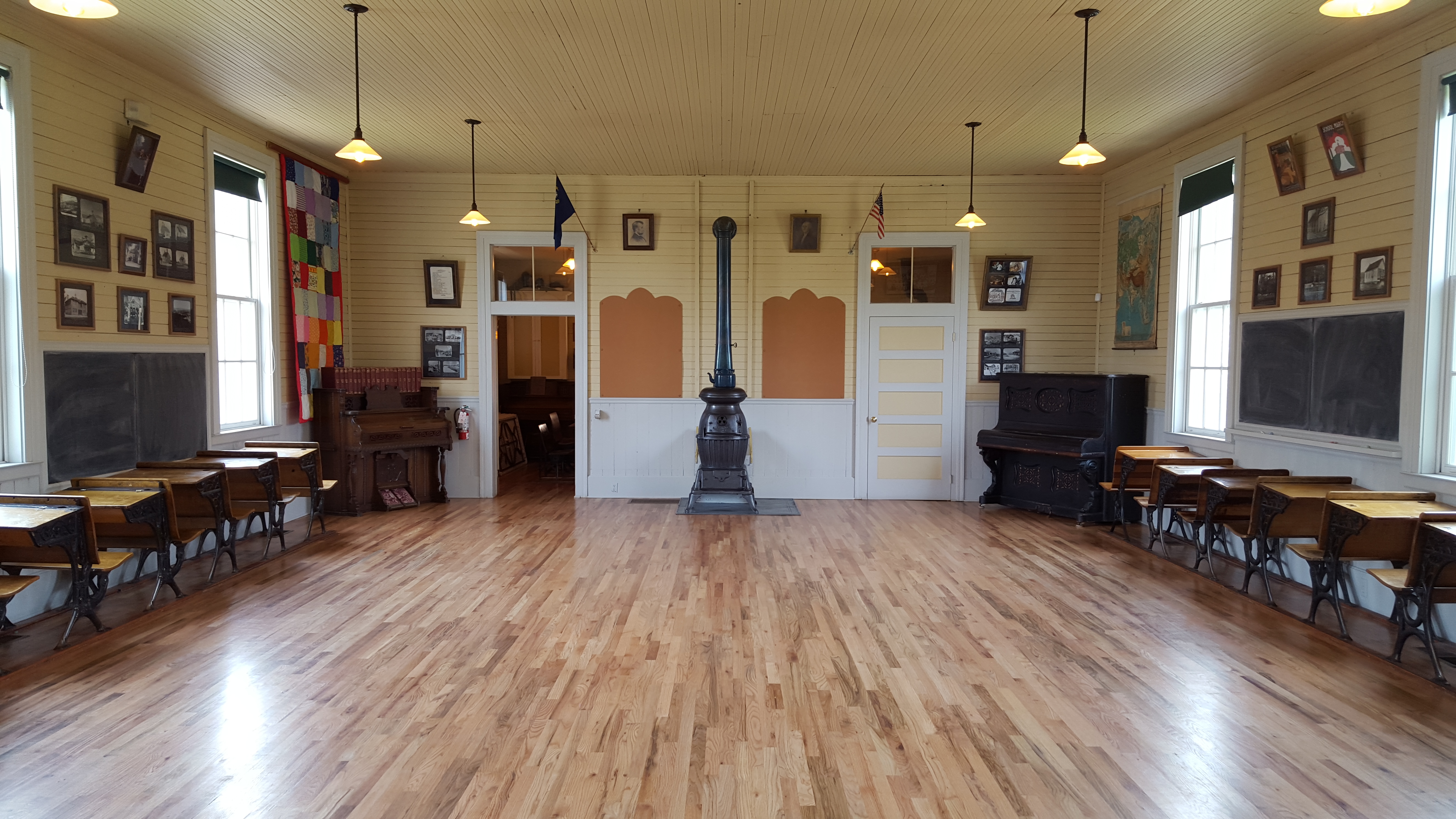 Huffaker Schoolhouse Interior