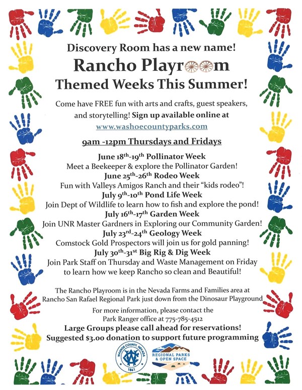 Schedule list of themed craft weeks