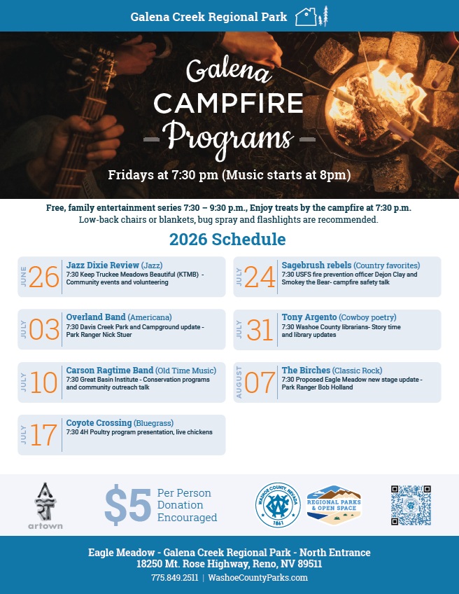 2024 Galena Campfire Program Flyer