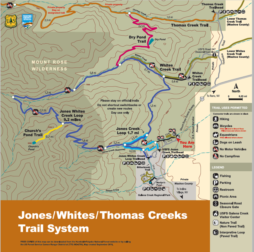 jones whites thomas trails map