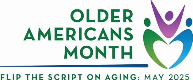 Older Americans Month 2025 logo